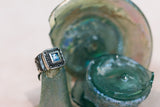 Silver 925 roman glass Ring
