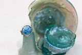 Silver 925 roman glass Ring